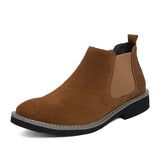 Genuine Leather Men's Boots High Top Casual Shoes Autumn Winter Optional Plush Warm Shoes MartLion   