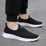 Shoes for Men Slip on Casual Breathable Mesh Outdoor Non Slip Lazy Shoes Lightweight  Men Shoes MartLion   