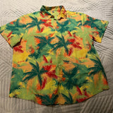 Flower Casual Men's Shirts Print With Short Sleeve For Korean Clothing Floral MartLion   