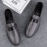 Men's Loafers Slip On Leather Casual Shoes Spring Summer Hombre Loafer Designers MartLion   
