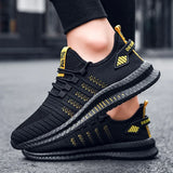 Men's Sneakers Mesh Casual Shoes Lac-up Breathable Lightweight Walking Sneakers Summer Tenis Shoes MartLion   