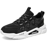 Running Shoes Men's Breathable Athletic Sports Designer Soft Jogging Sneakers Zapatillas Mart Lion F220 Black 6.5 