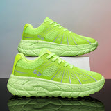 Cushioning Men's Running Shoes Women Light Comfort Jogging  Sneakers Athletic Training Sports Mart Lion LT169green 7 