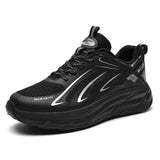 Cushion Unisex Running Shoes Men's Women Sports Jogging Mesh Sneakers Outdoor Gym Athletic Training Footwear Mart Lion 2303black 4 