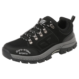 Men's Hiking Shoes Waterproof Warm Sneakers Climbing Casual Non-slip Wear-resistant Outdoor Travel MartLion black 39 