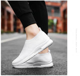 Men's Shoes for Sneakers Summer Breathable Women's Light Flat Non-slip Casual Walking Sports Lazy Red MartLion   