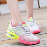 Autumn Sport Shoes Woman Sneakers Female Running Shoes Breathable Hollow Lace-Up Chaussure Femme Women Mart Lion   