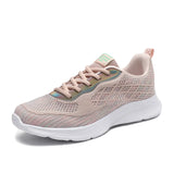Mesh Shoes Women Breathable Vulcanized Shoes Non-slip Running Trendy Casual Sneakers MartLion Pink 35 