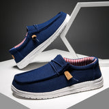 Men Casual Shoes Slip on Canvas Loafers  Walking Flats  Man  Non Slip Soft Moccasins Sneakers Summer MartLion   