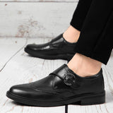 100% Genuine Leather Shoes Men's Dress Shoes Formal Oxfords Sapato Social Masculino Mart Lion   