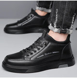 Men  Increasing Shoes Invisible Inner Increasing Single Shoes Men Casual Plus Velvet Cotton Shoes MartLion   