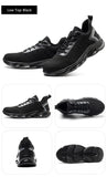 light weight safety work shoes women men's protective safety sneakers work puncture proof work with steel toe cap MartLion   