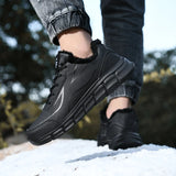 Casual Shoes Men Winter Warm Lightweight Soft Short Plush Cotton Shoes Men Sneakers Waterproof Outdoor Walking Shoes MartLion   