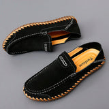 Leather Men Loafers Super Soft Casual Shoes For Men Slip On Male MartLion   