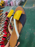 Summer Women's Slippers Casual Sandals Cute Butterfly-Knot  Women Shoes Flats Lady Slides Female Chaussure Femme Mart Lion   