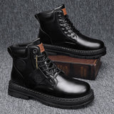 Walking Boots for Men Outdoor Boots Men's Ankle Boots Winter High Top Casual Shoes Classic Design MartLion