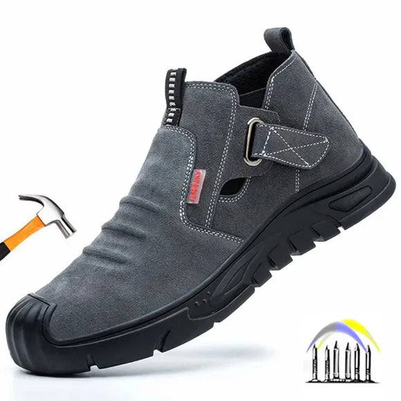  Insulation 6kv Welding Shoes Men's Work with steel toe anti spark Protective anti slip boots work MartLion - Mart Lion