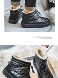 Cotton Shoes Men's Casual Warm Snow Boots Anti-slip Lightweight Flat Faux Fur Outdoor Walk MartLion   