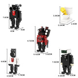 Toilet Man Building Blocks Camera Speaker Bricks Audio Robot Model Sets of Decoration DIY Toy for Kids Mart Lion   