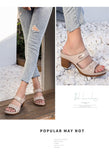 Summer Women Shoes High-heeled  Designer Sandals Platform Mart Lion   