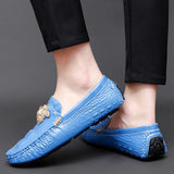 Men's Women Leather Designer Casual Shoes Luxury Loafers Driving Footwear MartLion   