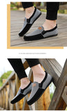 Men's Loafers Shoes driving Boat Footwear Brand canvas Moccasins Comfy Drive Casual Mart Lion   