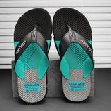 Men's Flip Flops Outdoor Slippers Home Trendy Casual Beach Shoes Water Summer Sandals Zapatillas Hombre Mart Lion heise 39 