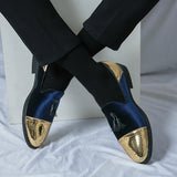  British Style Blue Pointed Elegant Dress Shoes Men's Tassel Suede Leather Luxury Wedding MartLion - Mart Lion
