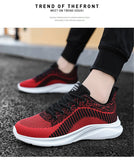 Men's Running Shoes Outdoor Casual Knitting Mesh Breathable Cushioning Sneakers Luxury Brands MartLion   
