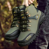 Outdoor Shoes Men's High Top Trekking Leather Outdoor Boots Hiking MartLion   