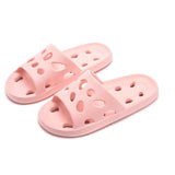Men's Platform Slippers Shoes Unisex Summer Beach Soft Sole Slide Sandals Leisure Women Indoor Bathroom Anti-slip Slides Mart Lion Pink 36-37 