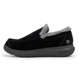 Winter Women's Cotton Shoes Wide Width Shoes Plush Walking Slip-on Shoes MartLion   