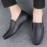 Super Soft Men&'s Moccasins Slip Loafers Flats Casual Footwear Microfiber Leather Shoes Mart Lion   