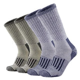 80% Merino Wool Socks Men's Women Thicken Warm Hiking Cushion Crew Socks Merino Wool Sports Socks Moisture Wicking MartLion Pack J(4 Pairs ) Euro M(36-40) 