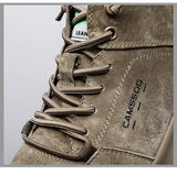 Golden Sapling Retro Men's Boots Platform Shoes Outdoor Leisure Flats Leather Party Footwear Classics Work MartLion   