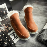 Winter Boots with Plush Women In Anti Slip Platform Wedges Warm Shoes Fur Snow Ankle Mart Lion   