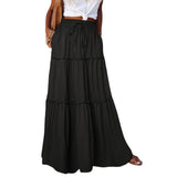 Ethnic Style Vintage Long Skirt Women Summer Loose Beach Ladies Casual MartLion