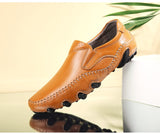 Cowhide Men's Octopus Casual Shoes Walking Driving Office Dress Footwear Loafers Summer or Four Seasons Mart Lion   