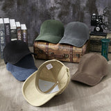 XXL Brushed Big Head Winter Men Baseball Caps Large Size Cotton Hard Lined MartLion