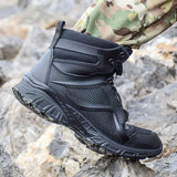  Outdoor Tactical Combat Boots Army Fan Training Military Spring Summer Ultralight Breathable Men's Hiking Sport Shoes MartLion - Mart Lion