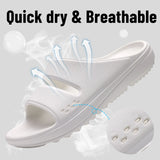 Women Flat Sandals Slippers Outdoor Non-slip House Slippers Unisex Beach Slides Orthopedic Breath Soft MartLion   