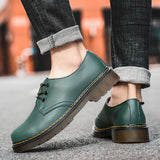 Men Leather Shoes Women Work Shoes Leather Retro Male Female Outdoor Casual  Shoes MartLion   