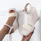 Summer Shoes Women High Heels Sandals Party Platform Wedges MartLion   