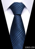 Tie For Men's Newest design Factory 7.5 cm Necktie Yellow Plaid Shirt Accessories Abraham Lincoln's birthday MartLion 12615-259  