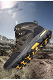 Men's Hiking Shoes Breathable Outdoor Hiking Boots Lace Up Trekking Outdoor Non-slip Mountain Mart Lion   