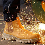 Welding Safety Boots Men's Industrial Working Shoes Puncture Proof Steel Toe Work MartLion   