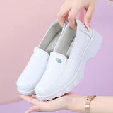 shoes for women in autumn and winter breathable soft soles anti slip thick medical work foreign trade MartLion   