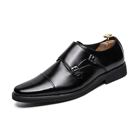  Men's shoes Leather Oxford Dress Gentleman's Stylish Formal Flats Zapatos Hombre MartLion - Mart Lion