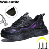 Men's Women Safety Shoes Sneakers For Industrial Working Puncture Proof Work Boots Indestructible Steel Toe Footwear MartLion   