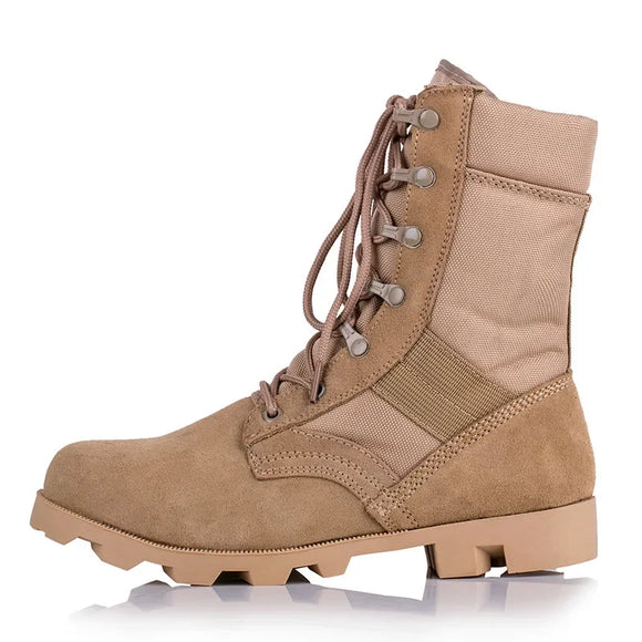 Men Outdoor Training Combat Hunting Boots Men Breathable Camouflage Desert Safety Shoes Wear-resistant Hiking Shoes MartLion